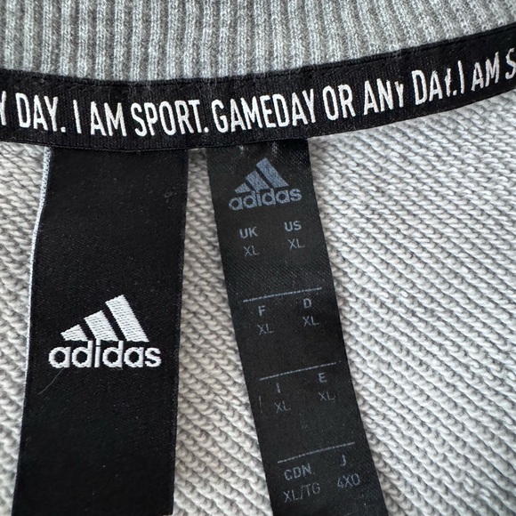 Adidas Crewneck Gray Sweatshirt - Size XL - Picture 5 of 8